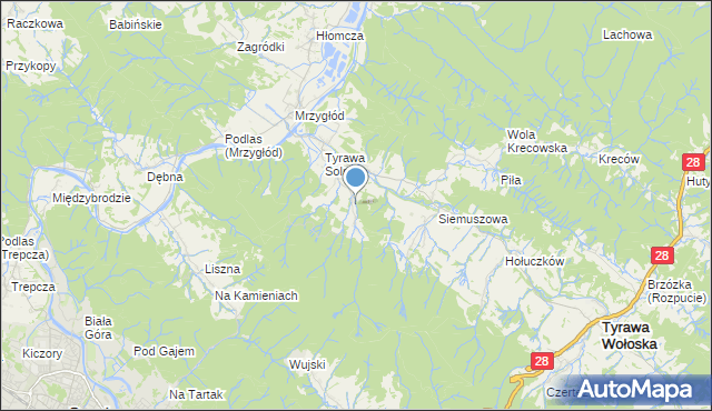 mapa Pod Kopalnią, Pod Kopalnią na mapie Targeo